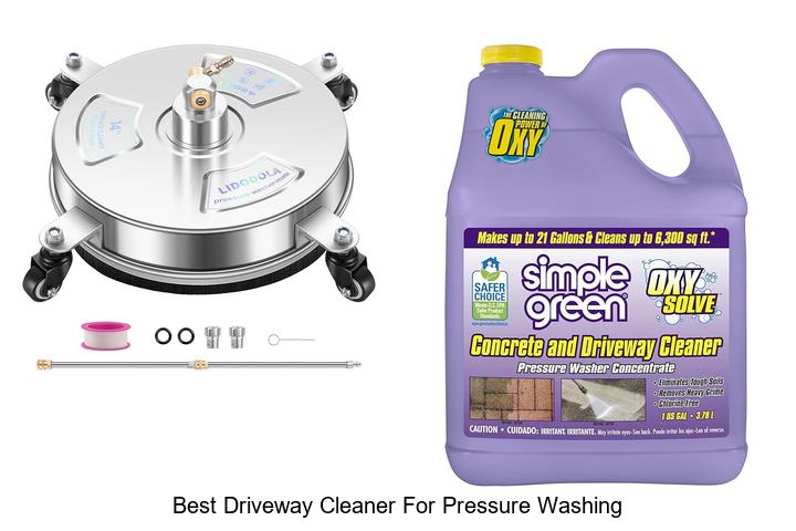 Best Driveway Cleaner for Pressure Washing That Works Fast