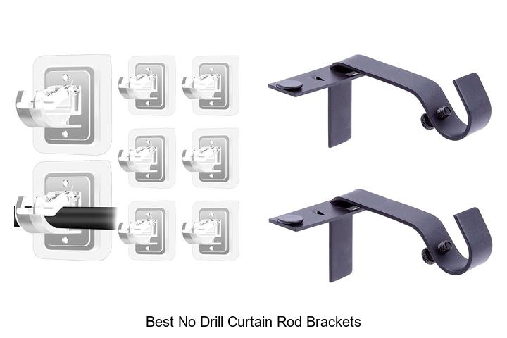 Best No Drill Curtain Rod Brackets That WOW Your Windows!