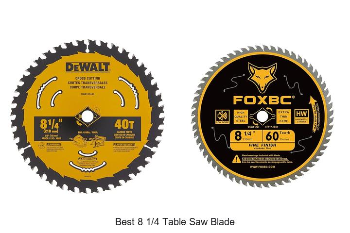 Best 8 1/4 Table Saw Blade – Unbelievable Cutting Power!