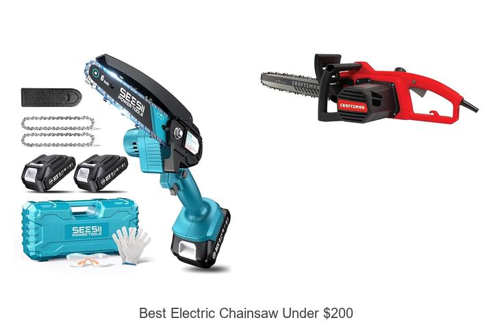 Best Electric Chainsaw Under $200 That Blows Minds!
