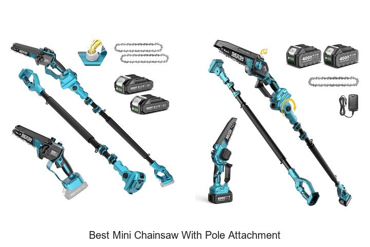 Best Mini Chainsaw With Pole Attachment That Powers Up!